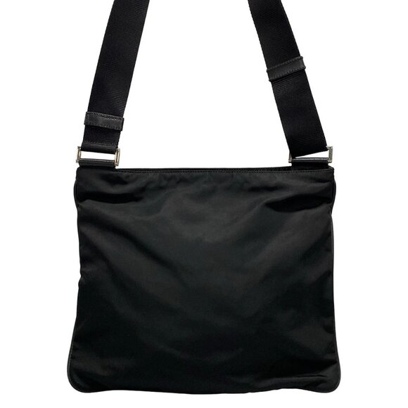 Auth PRADA - VA0563 Black Nylon Shoulder Bag - Picture 3 of 12